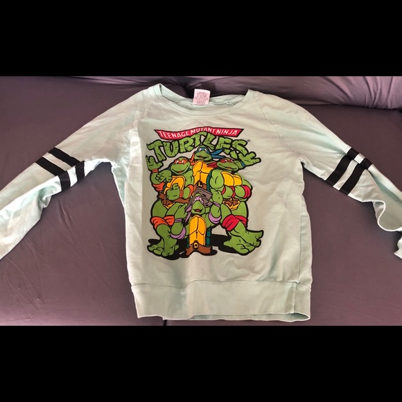 🔵 TMNT pullover sweater • - Picture 2 of 2